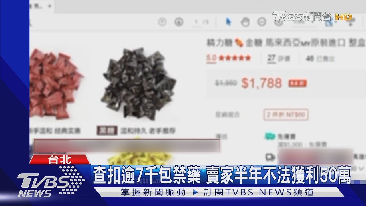 標榜「純天然」賣精力糖含禁藥 賣家遭逮