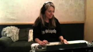Robin Ruddy playing pedal steel at The Parlor Studio in Nashville TN 615 385-4466