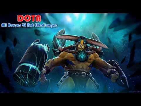 DOTA - All Heroes VS Bot Challenger #032 | Elder Titan 1 vs 5 Bot - Sirius AI 1.6.3