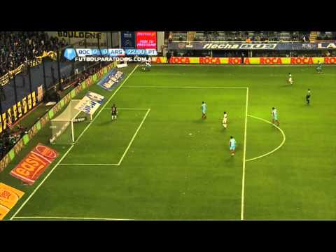 Ocasión Sánchez Miño. Boca 0 Arsenal 0. Previa. Torneo Final 2013. Fecha 18. Fútbol Para Todos.