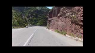 preview picture of video 'Frankreich Motorradtour 2013 die roten Schluchten bei dem Dörfchen AMEN'