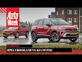 Opel Crossland vs. Kia Stonic - AutoWeek Dubbeltest - English subtitles