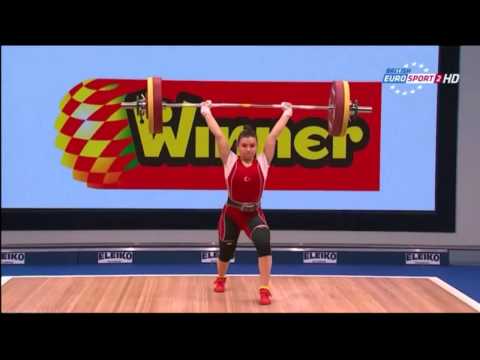 COBAN Aysegul 2j 107 kg ewc 2014 cat. 53 kg