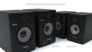Video thumbnail for Behringer TRUTH Series 3.5 BT & 4.5 BT Active Studio Monitors. by AVEMAX listen N vision