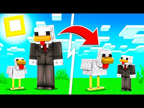 MINECRAFT MA OGNI MINUTO DIVENTO PIÙ PICCOLO!!