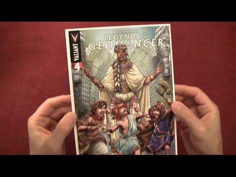Reading Comics: Book of Death: Legends of the Geomancer #4, Valiant, 2015 [ASMR, Male, Soft Spoken] Video