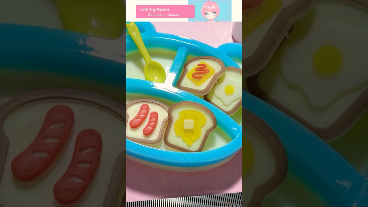 【レジン】トースト作っていくんだけどケチャップっておかしい？？#ハンドメイド #レジン #diy