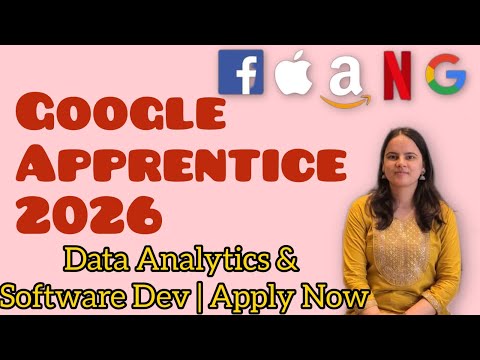 Google Apprentice Program: Prepare & Apply Data Analytics & Software Development in India