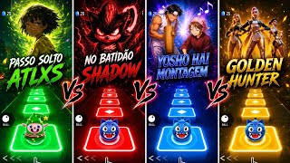 Passo Solto ATLXS vs No Batidao Shadow vs Yosho Hai Montagem vs Golden Hunter - Tiles Hop - V Gamer