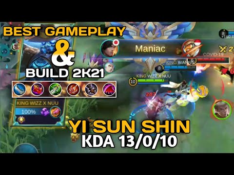 RIP SAVAGE! Yss Best Build 2021 | Top Global Yi Sun Shin Game Play | Mobile Legend Bang Bang