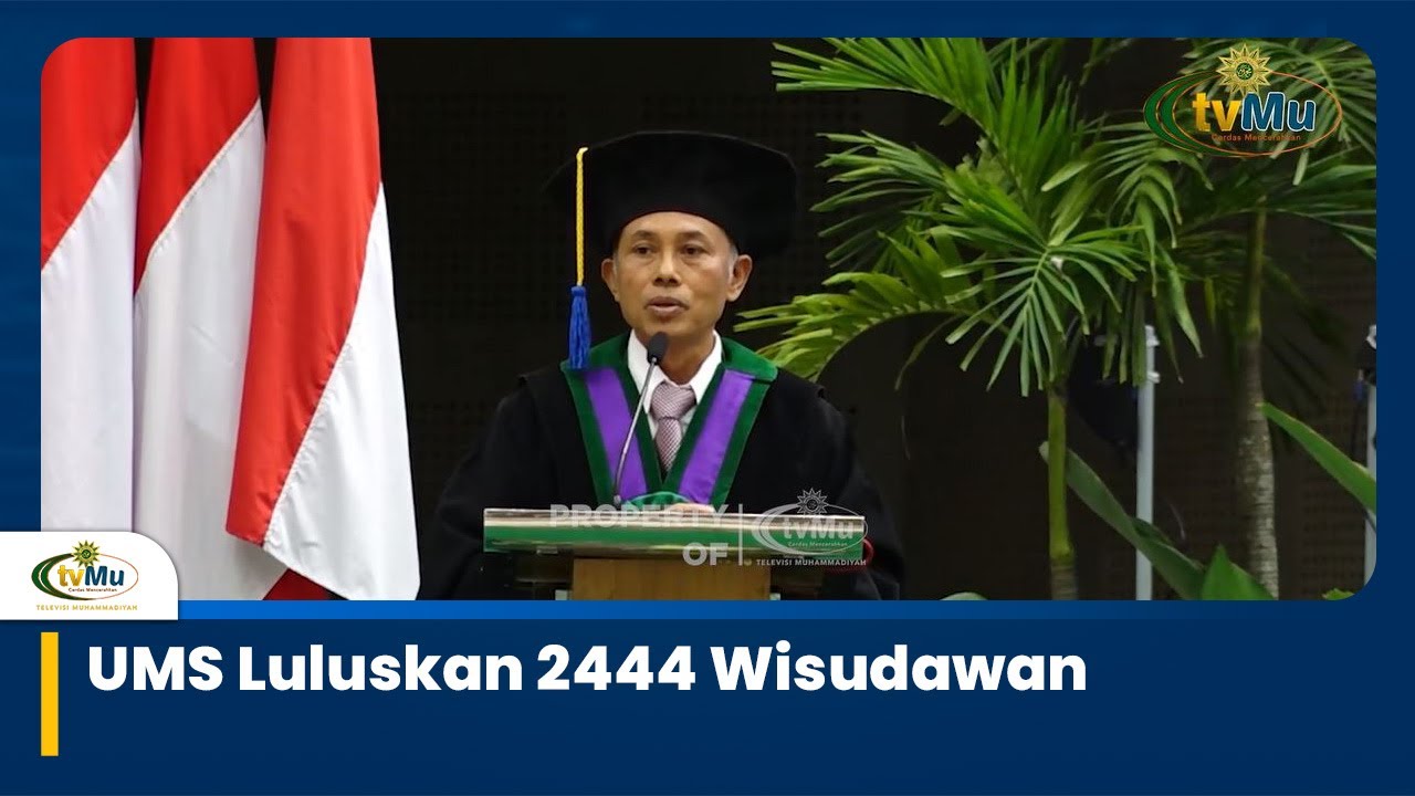 UMS Gelar Wisuda Periode I Tahun Ajaran 2025-2026, Luluskan 2.444 Mahasiswa