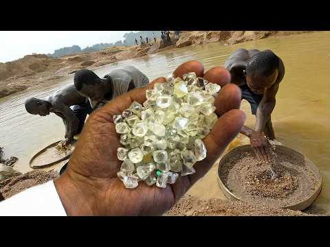 How Natural Diamonds Are Mined: This River Hides Millions in Diamonds