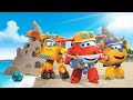 Superwings S3 Team Episodes Build Team Excavator Crane Heavy Vehicles