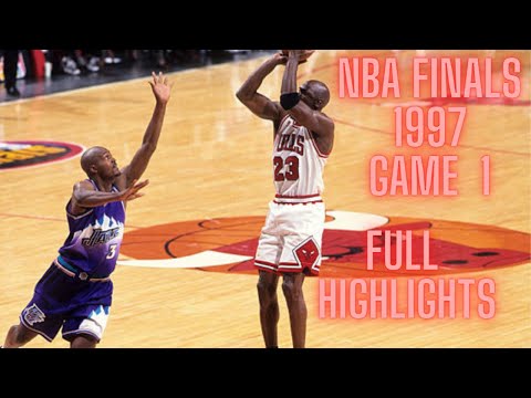 NBA Finals 1997 Game 1 Full Highligts Utah Jazz vs Chicago Bulls