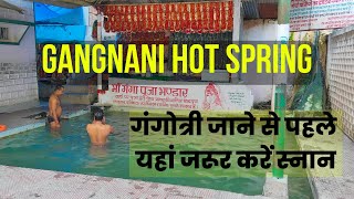 preview picture of video 'Gangnani - Hot water spring in Uttarakhand'