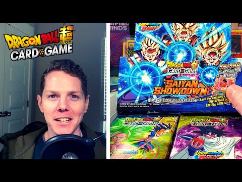 Opening A Saiyan Showdown Booster Box from the Dragon Ball Super Card Game!