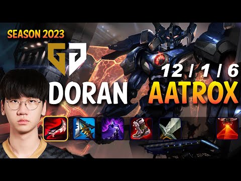 GEN Doran AATROX vs RENEKTON Top - Patch 13.15 KR Ranked