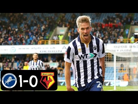 Morison Last Minute Goal vs Watford (Millwall 1-0 Watford) 29/01/2017