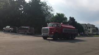 preview picture of video 'Hankinson Vol. Fire Protection Dist. Tanker 2 "Responding"'