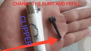 How to refill clipper lighter