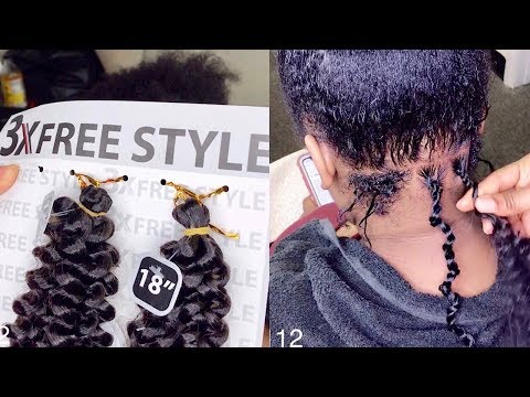 Very Easy Passion twist tutorial | Freetress Water Wave