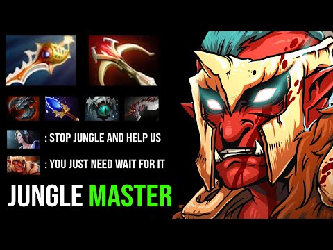 When you jungle until the epic comeback with aghanim Troll Warlord crazy dispel everything DotA 2