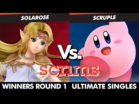 Scrims Showdown 47 - Solarose (Zelda) Vs. Scruple (Kirby, Jigglypuff) SSBU Ultimate Tournament