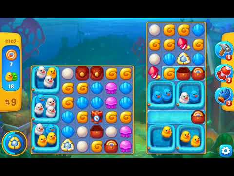 Fishdom Easy Level 11102 (with ingame lightning and bomb boosters) @choraelmin