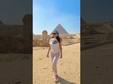 Gryat pyramids of Giza in Egypt 🇪🇬 #travel #egypt #pyramids ids