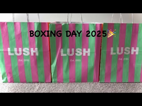 BIG LUSH BOXING DAY HAUL 🎉🎉‼️