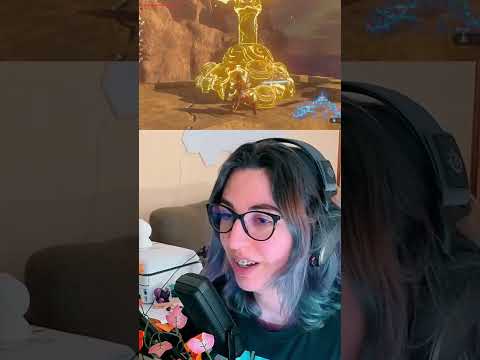 Stopped time just before getting blasted 😤 #Zelda #BOTW #Guardian #GamerMoment #Nintendo