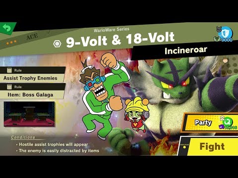 Super Smash Bros Ultimate: 9-Volt & 18-Volt Spirit Battle