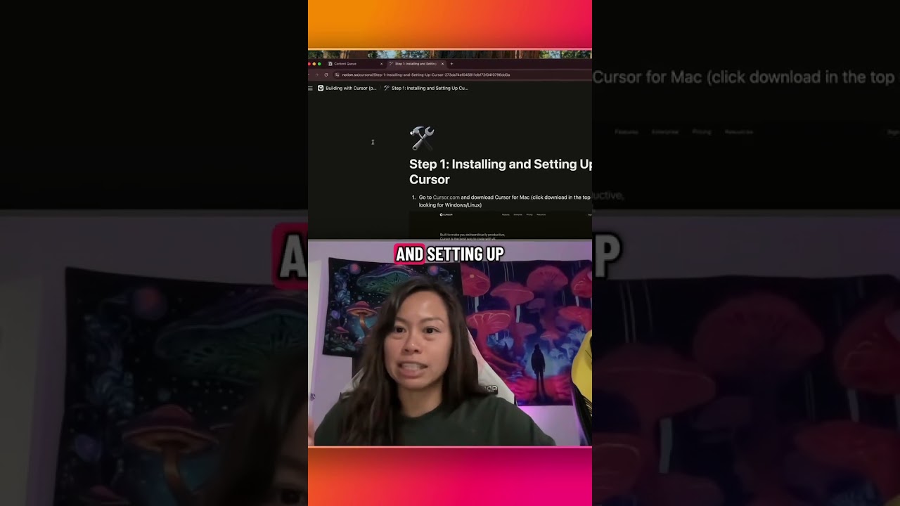 Free step-by-step guide how to build your first AI app with cursor AI, this guide was put together b