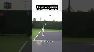 Download lagu The only video showing Rafa Nadal smashing a racket 😱 #tennis mp3