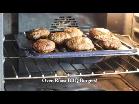 BBQ Winter Burgers Cooked in Oven Recipe!