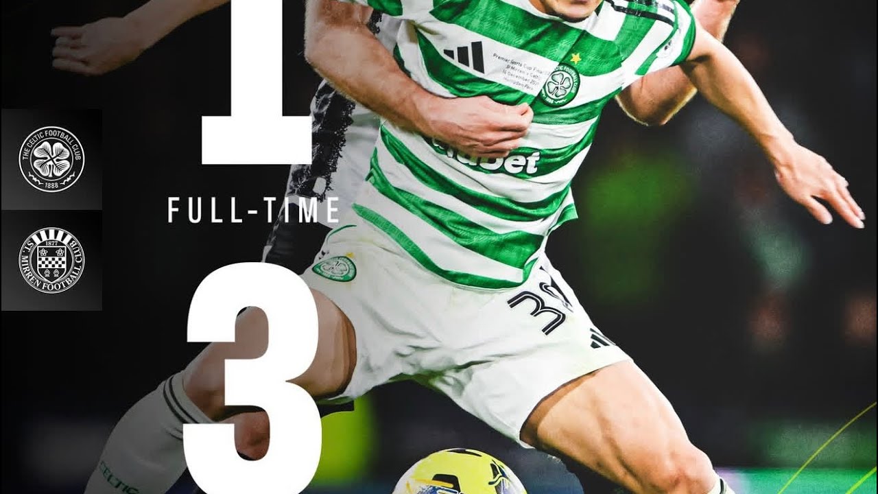 ST MIRREN V CELTIC 3-1 CUP FINAL (HIGHLIGHTS) 