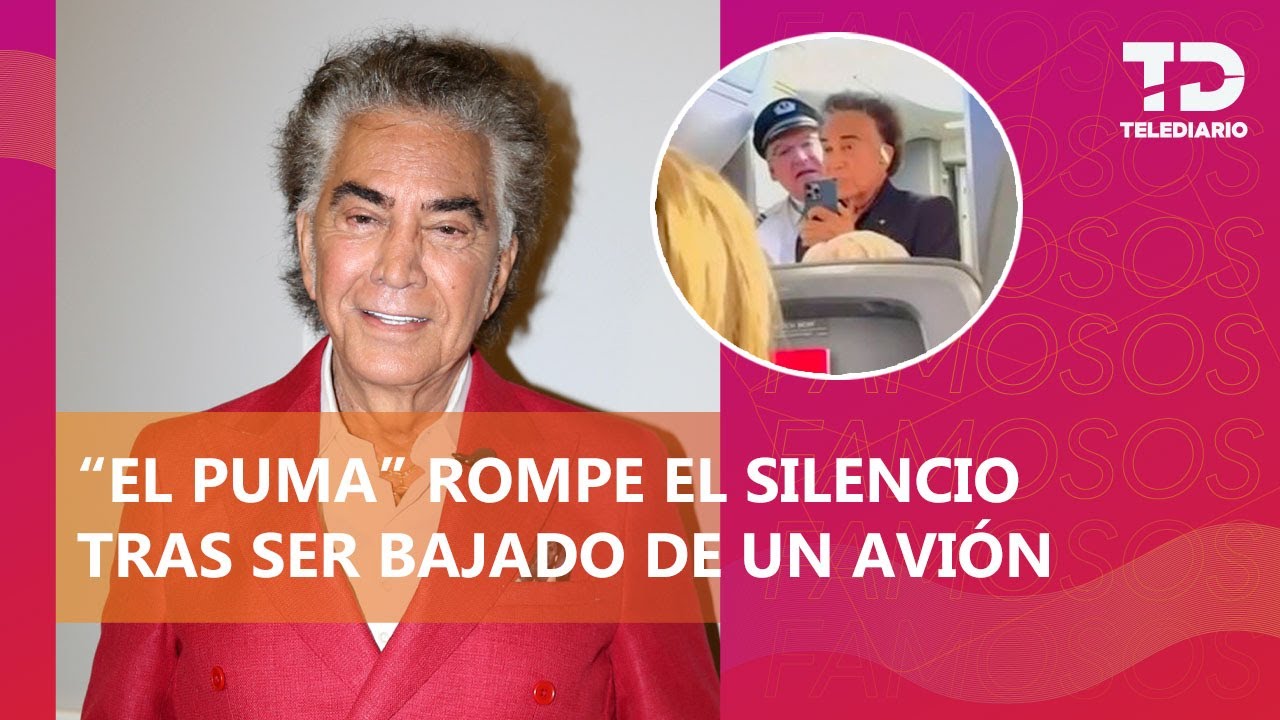 José Luis Rodríguez 'El Puma' rompe el silencio tras ser bajado de un avión; ésta es su versión