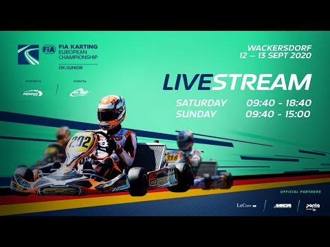 FIA Karting European Championship Junior & OK Round 3 Wackersdorf Germany Saturday