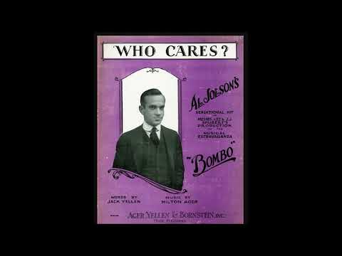 "Who Cares?" Eddie Elkins' Orchestra (1922) Columbia A3751 = Milton Ager song Eddie Elkins info here