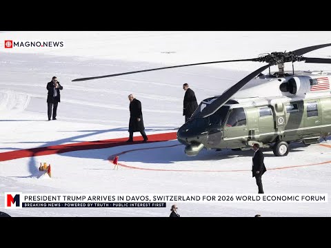 🇺🇸 President Donald Trump Arrives in Davos, Switzerland for World Economic Forum [2026]