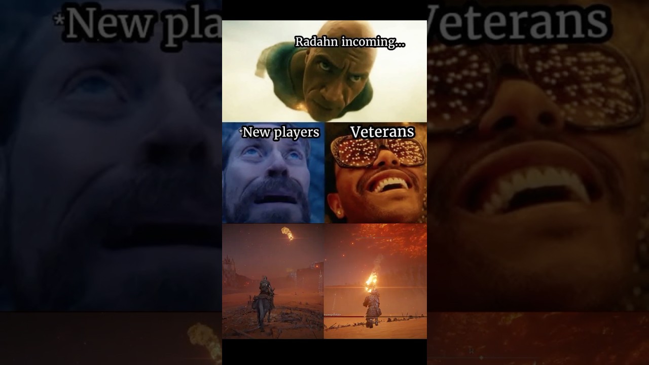 New Players vs Experienced Players... #eldenring #fromsoftware #nightreign #fromsoftware