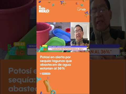 Potosí en alerta por sequía: lagunas que abastecen de agua están al 36%