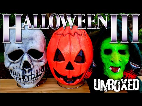 HALLOWEEN III MASKS UNBOXED from TRICK OR TREAT STUDIOS 2022