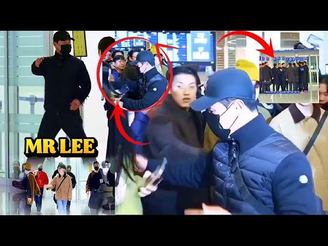 Mr. Lee's security strategy, 15 bodyguards, in keeping BTS from causing chaos at Incheon Airport