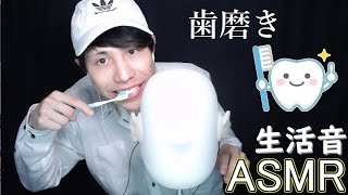 【生活音ASMR】耳元で歯磨き『Dentifrice / Brush your teeth / Toothpaste』