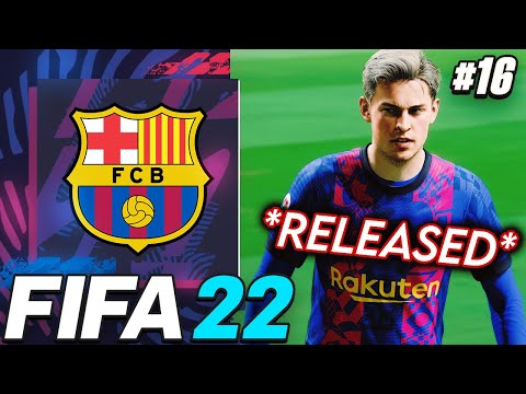NO WAY!! I RELEASED HIM FOR FREE!!!😔 - FIFA 22 Barcelona Career Mode EP16