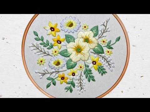 EMBROIDERY KIT FOR BEGINNERS CROSS STITCH KITS || DIY HAND EMBROIDERY