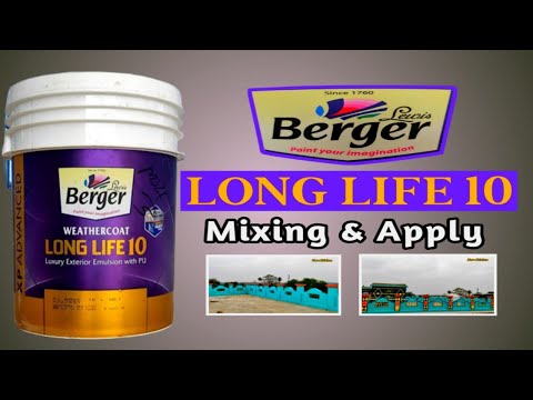 Berger weathercoat long life 10 luxury exterior emulsion, 20...