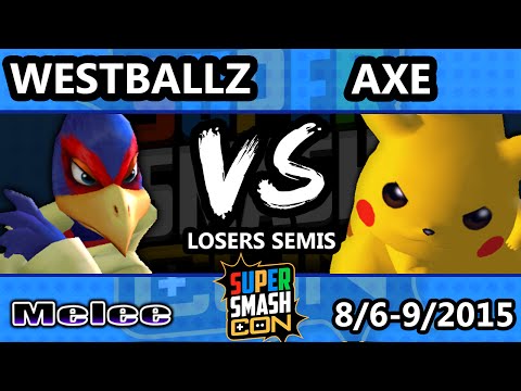 Super Smash Con - Westballz (Falco) Vs. Axe (Pikachu) - Losers Semis