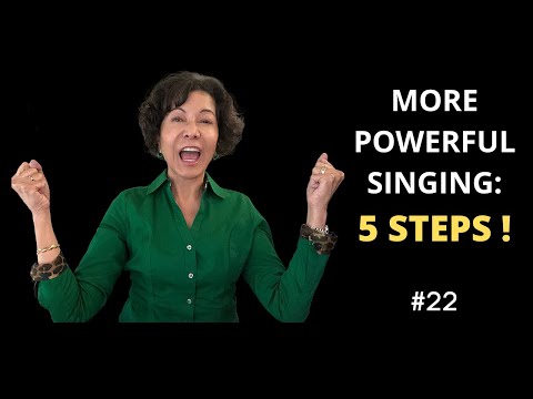 How to Sing with More Power and Volume!  5 STEP FORMULA!